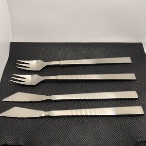 VTG Gustav stainless Sweden Flatware. Starter. 1970s. Appetizer. Swedish design
